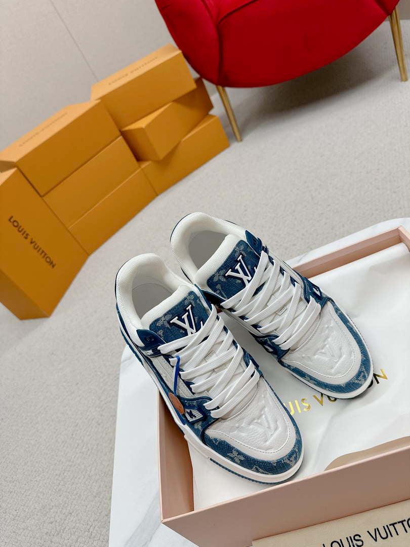 Louis Vuitton 1A9JG2 Men Women’s LV Trainer Sneaker L62485