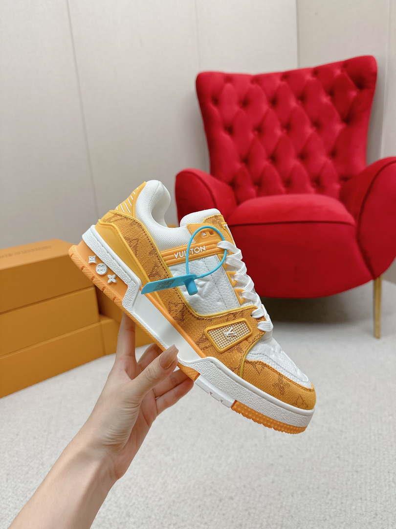 Louis Vuitton 1A9JG2 Men Women’s LV Trainer Sneaker L62486