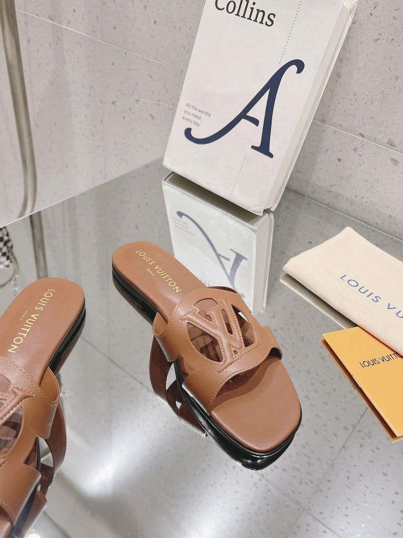LV 1ABP20 Louis Vuitton LV Isola Flat Mules L66398