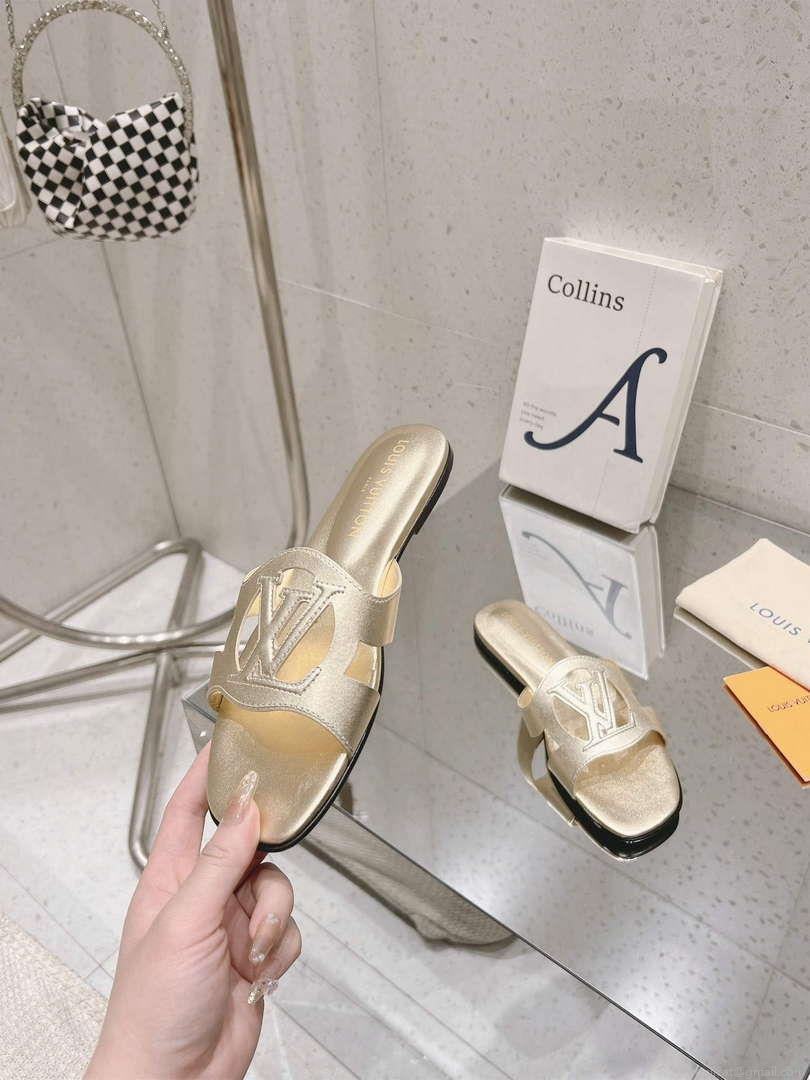 LV 1ABP20 Louis Vuitton LV Isola Flat Mules L66404