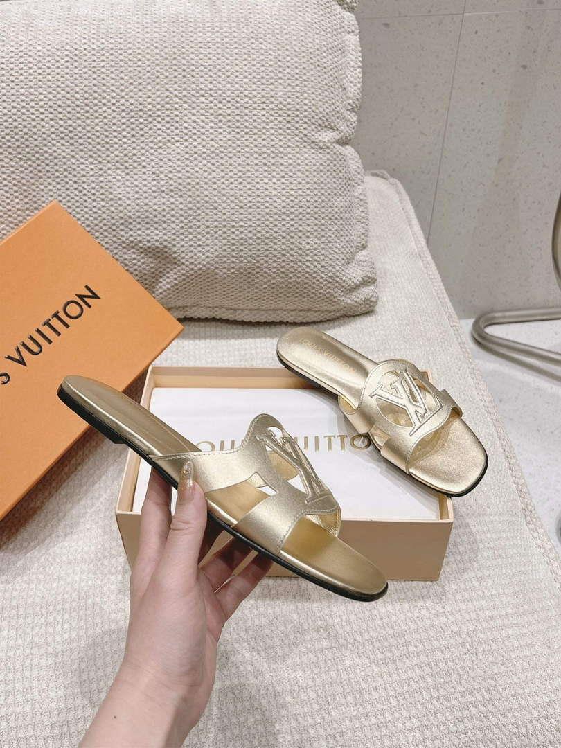 LV 1ABP20 Louis Vuitton LV Isola Flat Mules L66404
