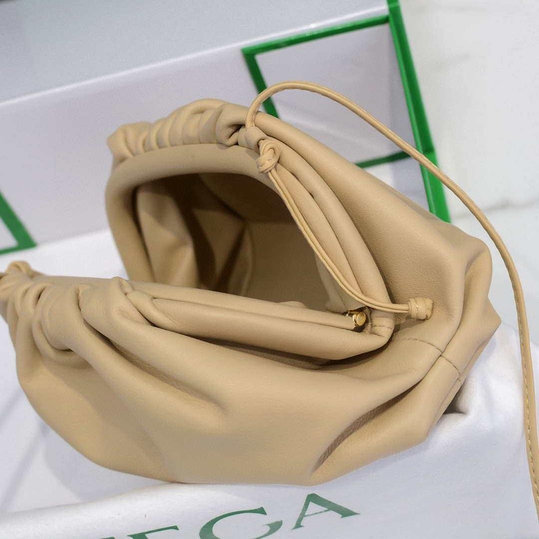 Bottega Veneta 585852 BV Mini Pouch Apricot Bag