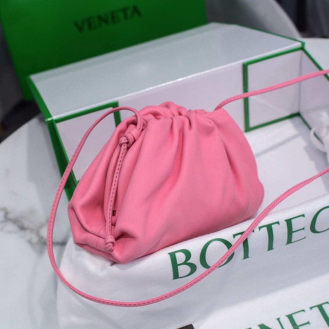 Bottega Veneta 585852 BV Mini Pouch Pink Bag