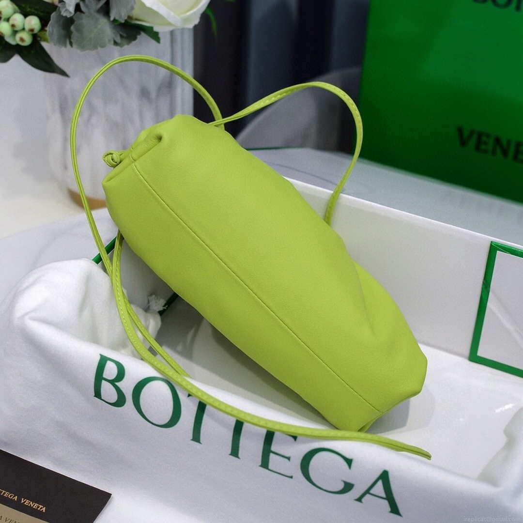 Bottega Veneta 585852 BV Mini Pouch Lemon Green Bag