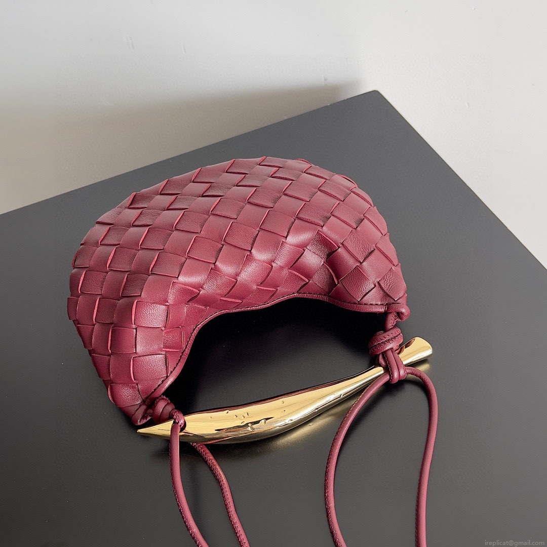 Bottega Veneta BV 744267 Mini Sardine Wine Red