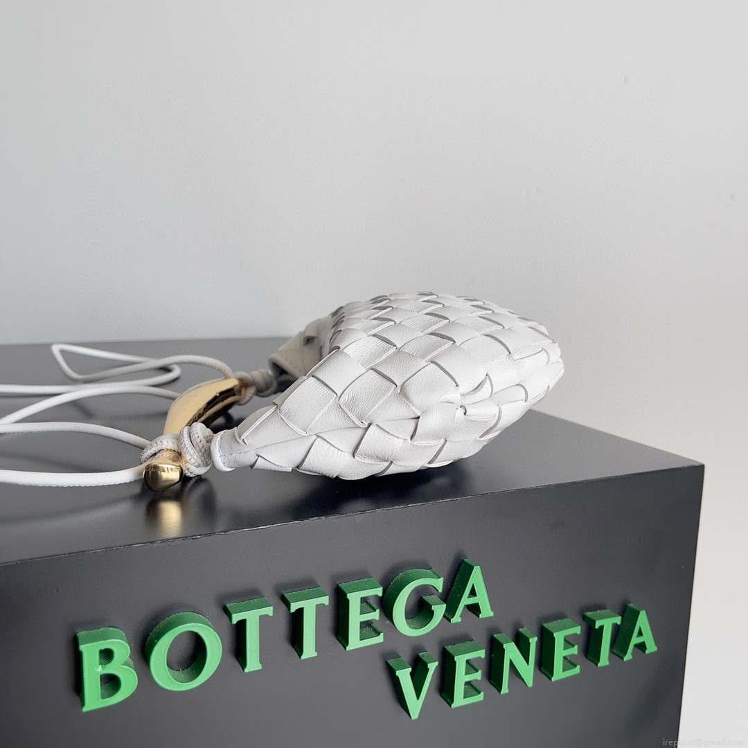 Bottega Veneta BV 744267 Mini Sardine White