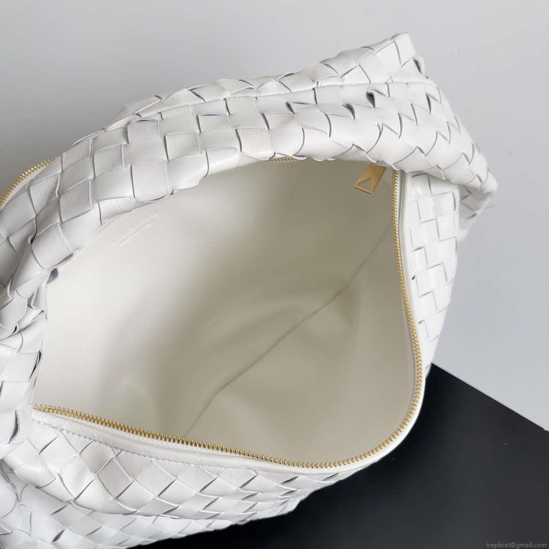 Bottega Veneta BV 600263 Medium Jodie Bag White