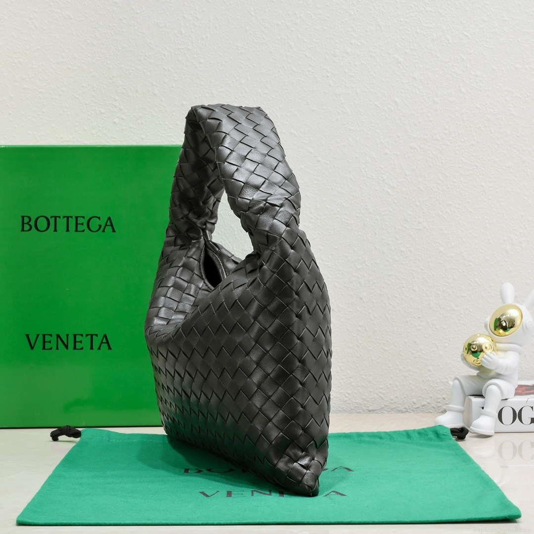 Bottega Veneta BV 763966 Small Hop oyster Bag Brown