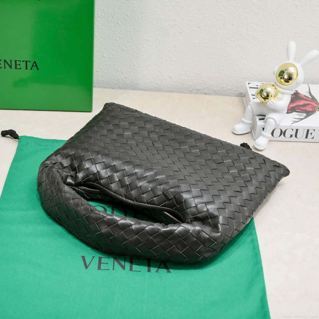 Bottega Veneta BV 763966 Small Hop oyster Bag Brown