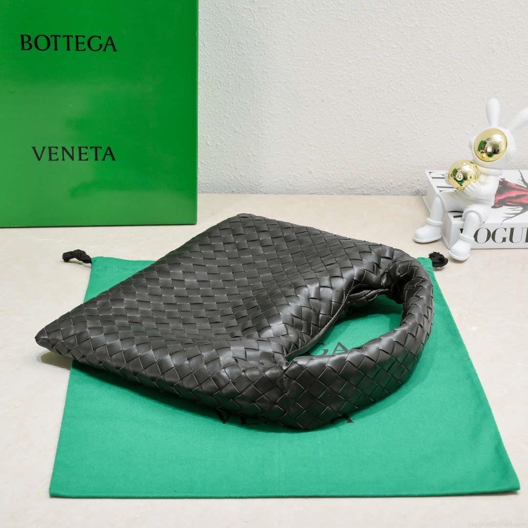 Bottega Veneta BV 763966 Small Hop oyster Bag Brown