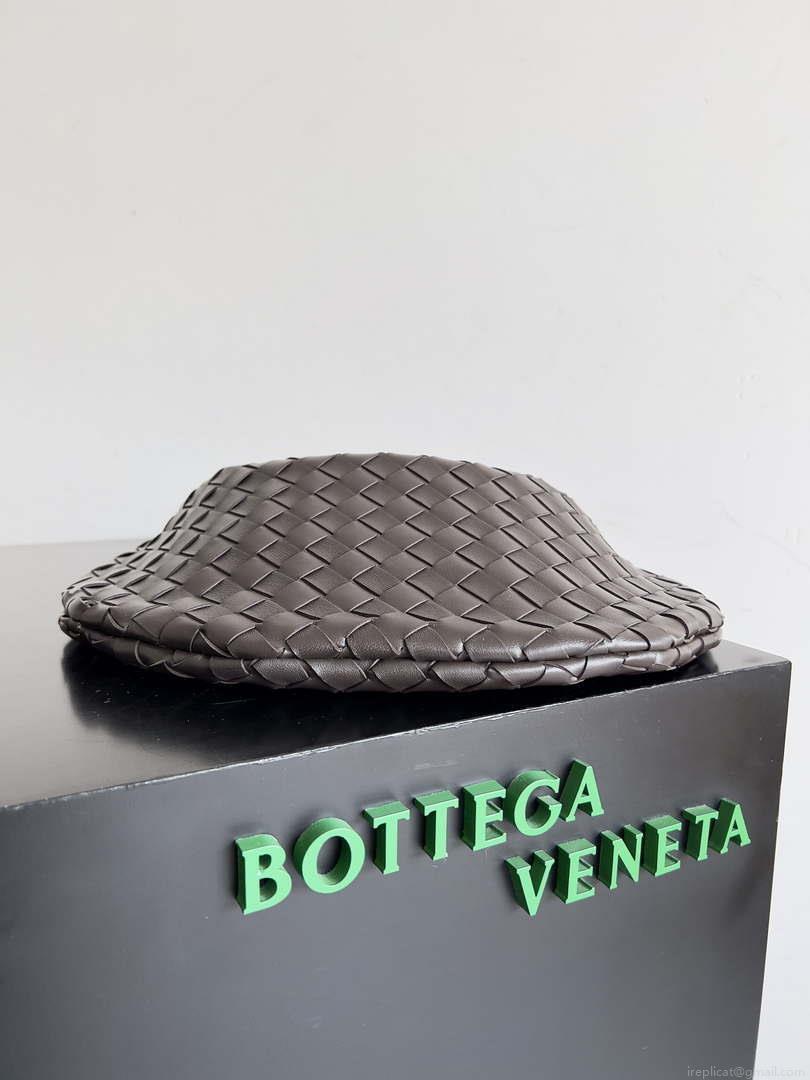 Bottega Veneta BV 776768 Sardine With Chain Dark Brown