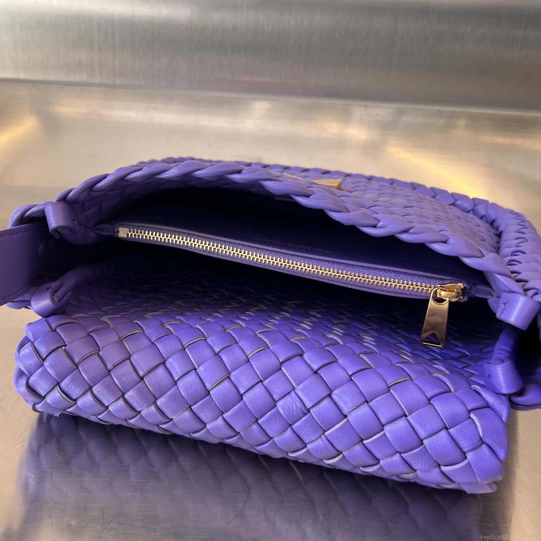 Bottega Veneta BV 762711 Mini Cobble Shoulder Bag Purple