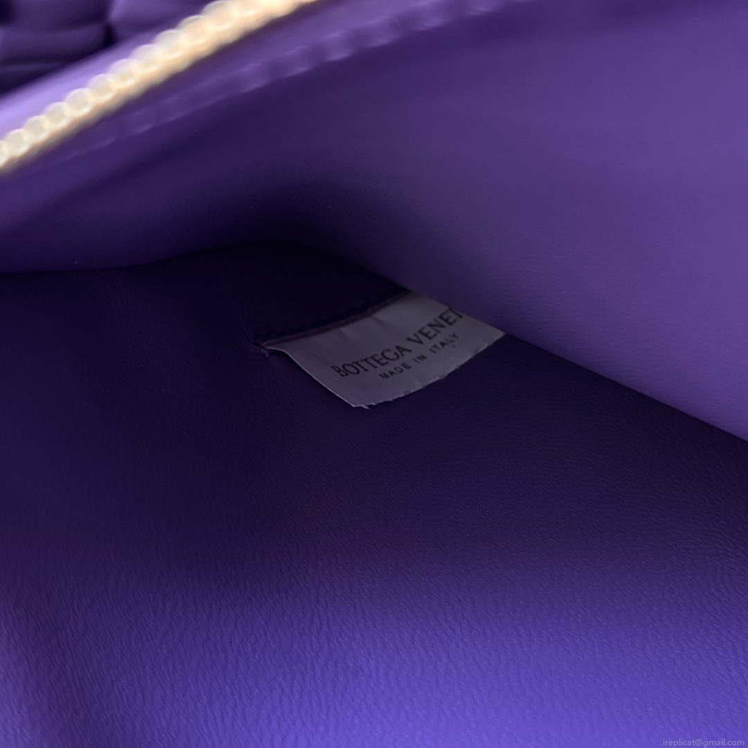 Bottega Veneta BV 762711 Mini Cobble Shoulder Bag Purple