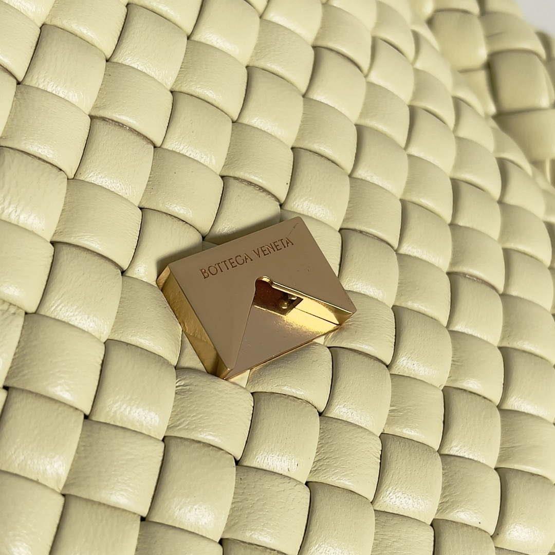Bottega Veneta BV 762711 Mini Cobble Shoulder Bag Yellow