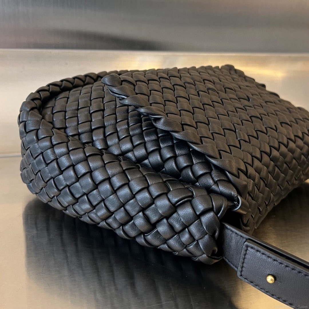 Bottega Veneta BV 709418 Small Cobble Shoulder Bag Black