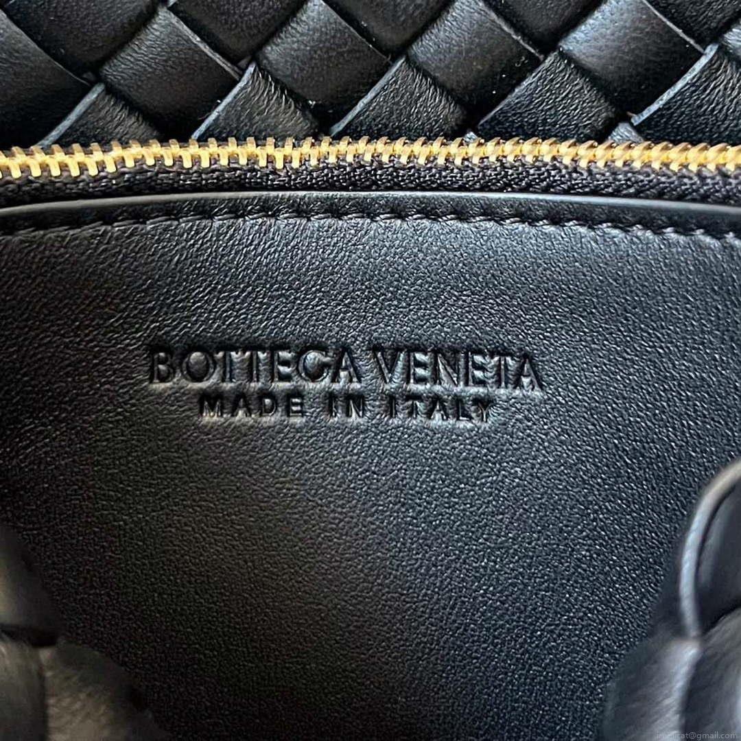 Bottega Veneta BV 709418 Small Cobble Shoulder Bag Black