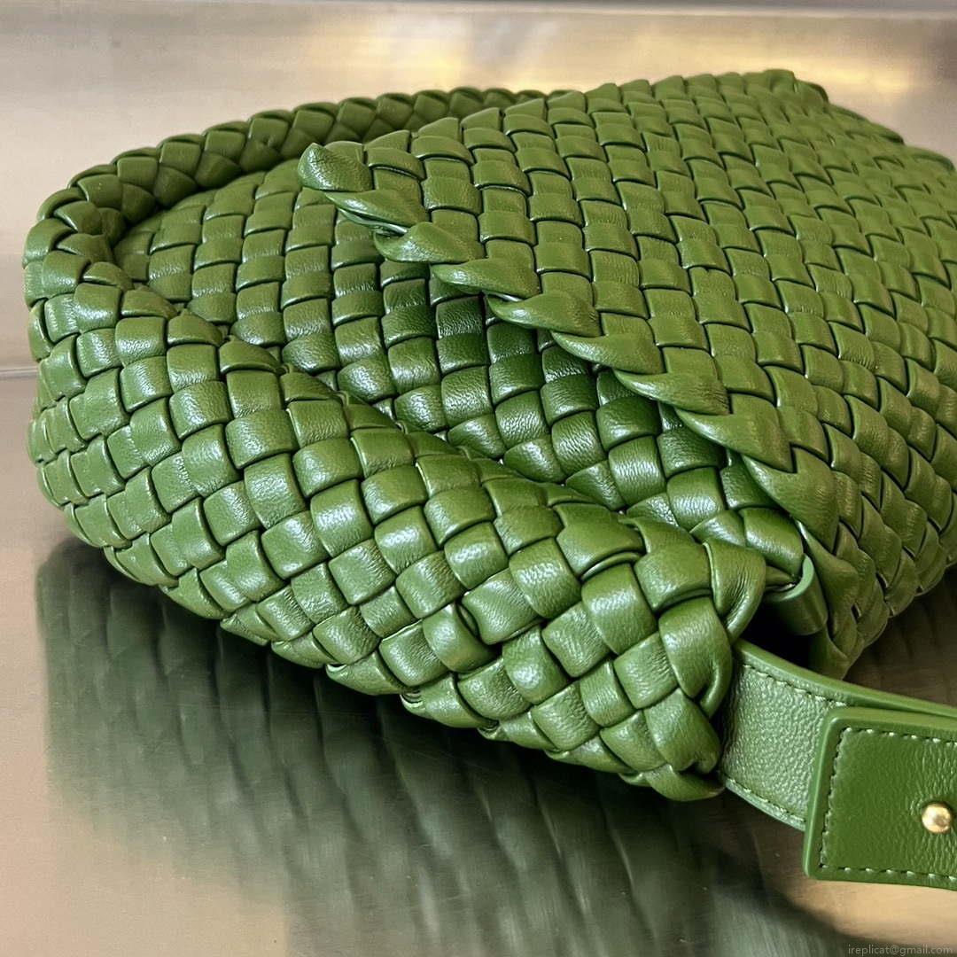 Bottega Veneta BV 709418 Small Cobble Shoulder Bag Green