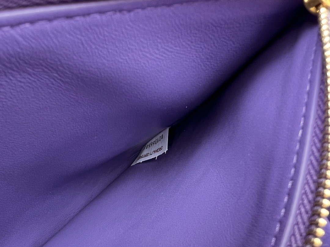 Bottega Veneta BV 709418 Small Cobble Shoulder Bag Purple