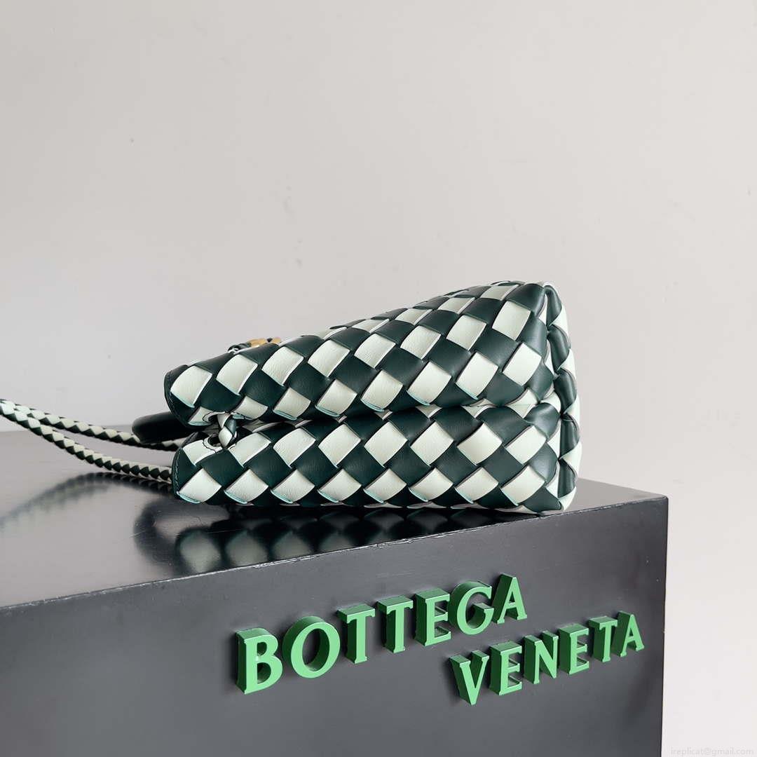 Bottega Veneta BV 779152 Small Andiamo green & White
