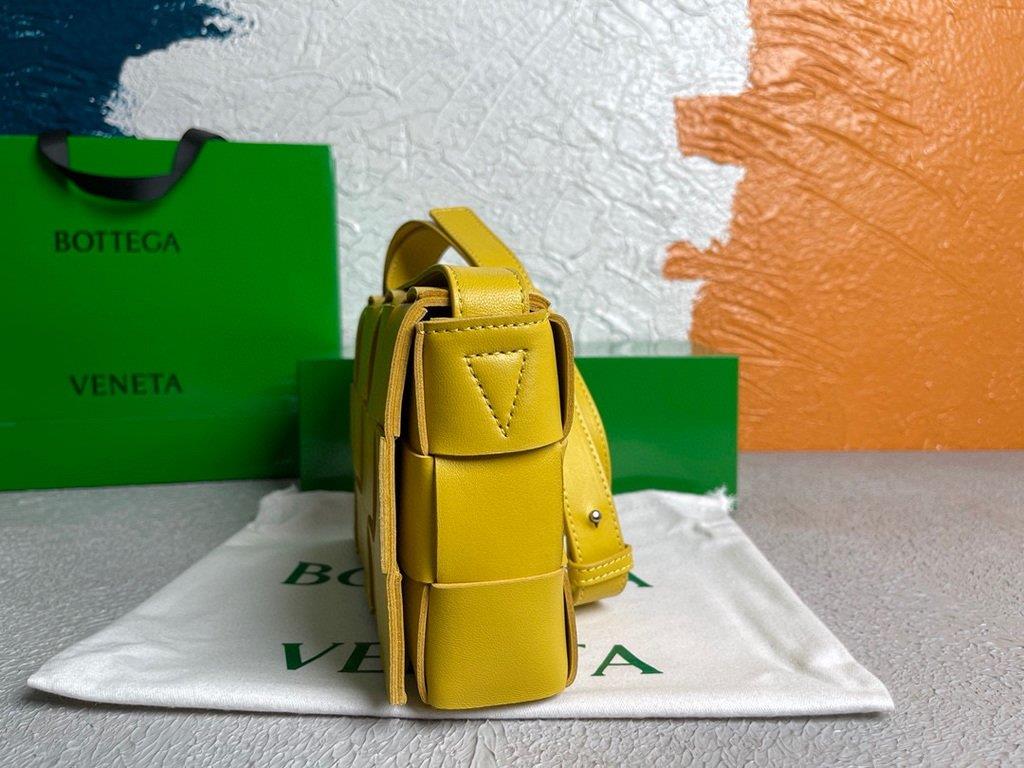 Copy of Bottega Veneta BV 578004 Cassette Cross-body Bag 58890 Yellow