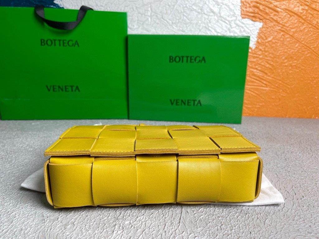 Copy of Bottega Veneta BV 578004 Cassette Cross-body Bag 58890 Yellow