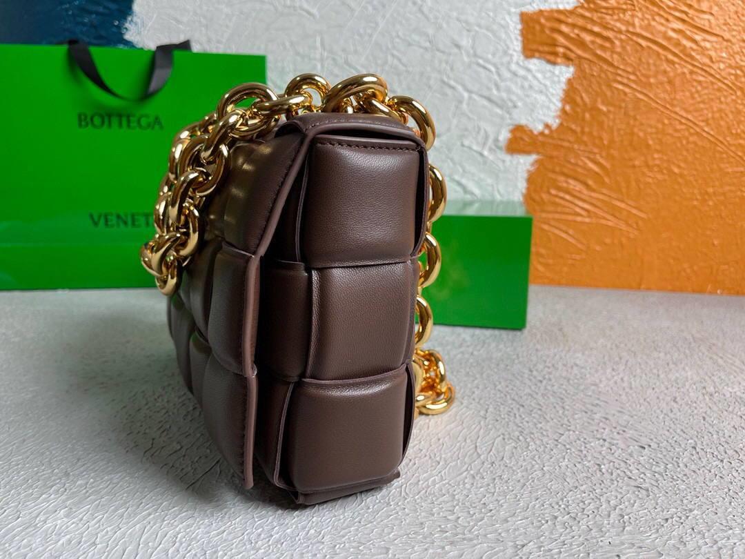 Bottega Veneta BV 20206 Chain Cassette 631421 Brown Gold