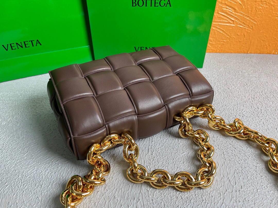 Bottega Veneta BV 20206 Chain Cassette 631421 Brown Gold