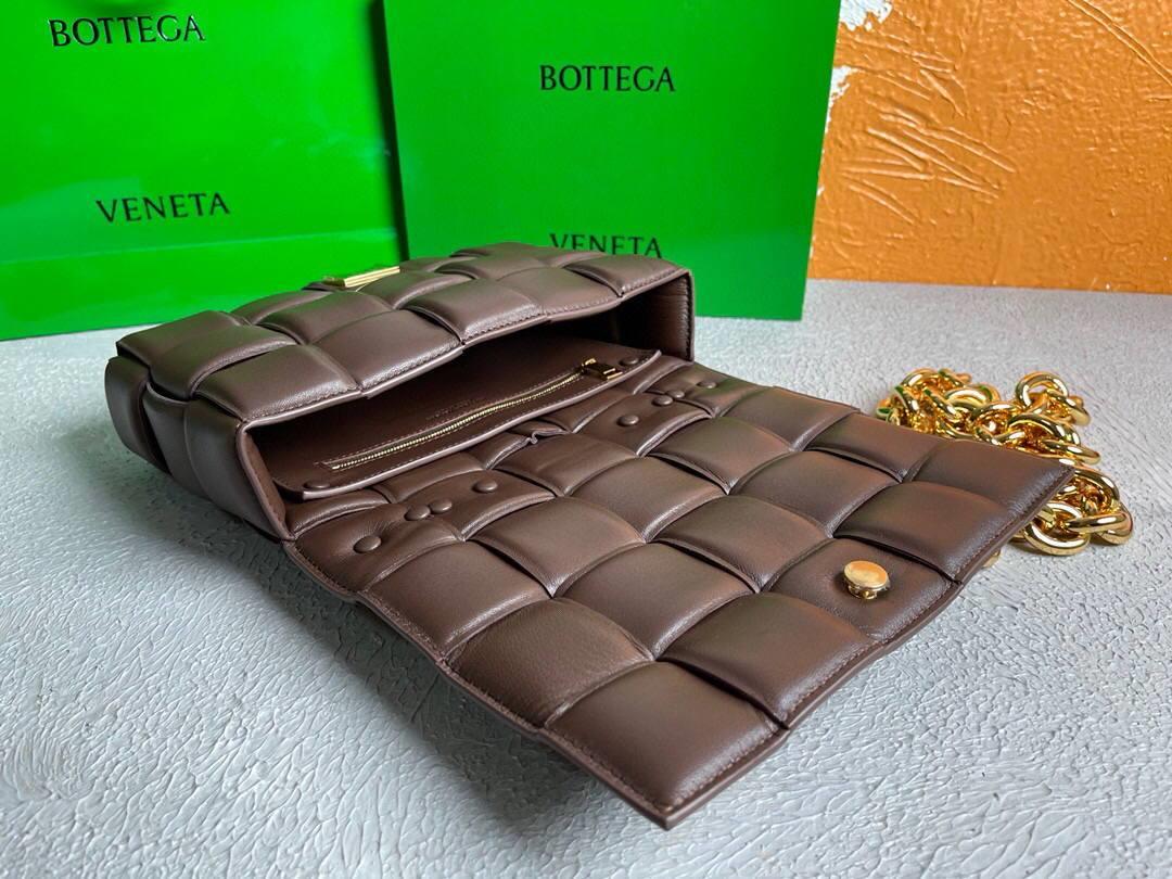 Bottega Veneta BV 20206 Chain Cassette 631421 Brown Gold