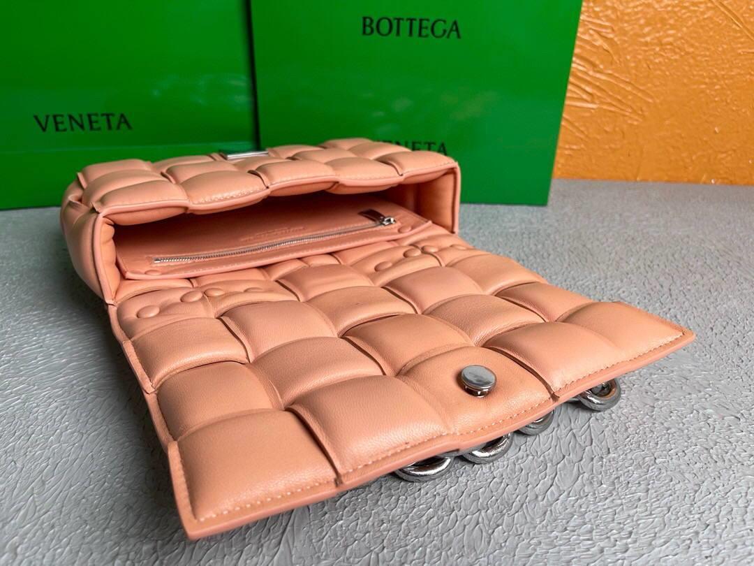 Bottega Veneta BV 20206 Chain Cassette 631421 Light Pink Silver
