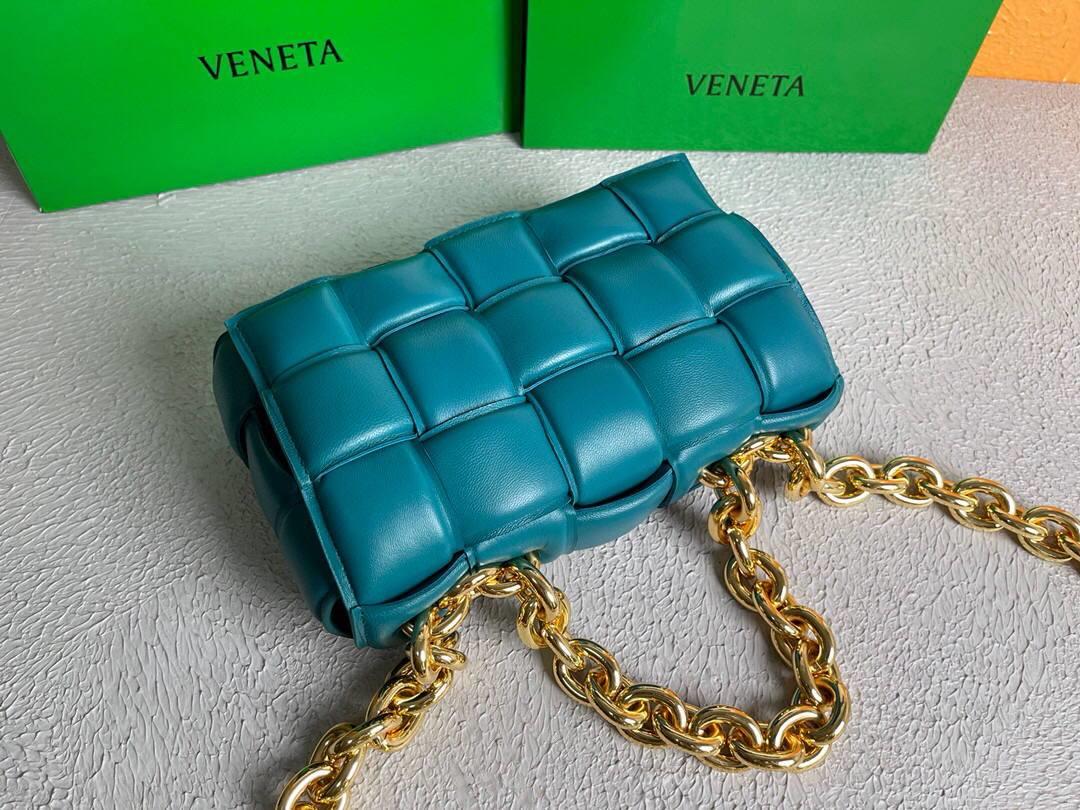 Bottega Veneta BV 20206 Chain Cassette 631421 Mallard Gold
