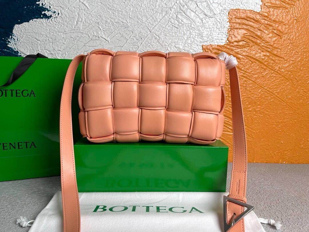 Bottega Veneta BV 20206 Padded Cassette 591970 Pink Orange Gold