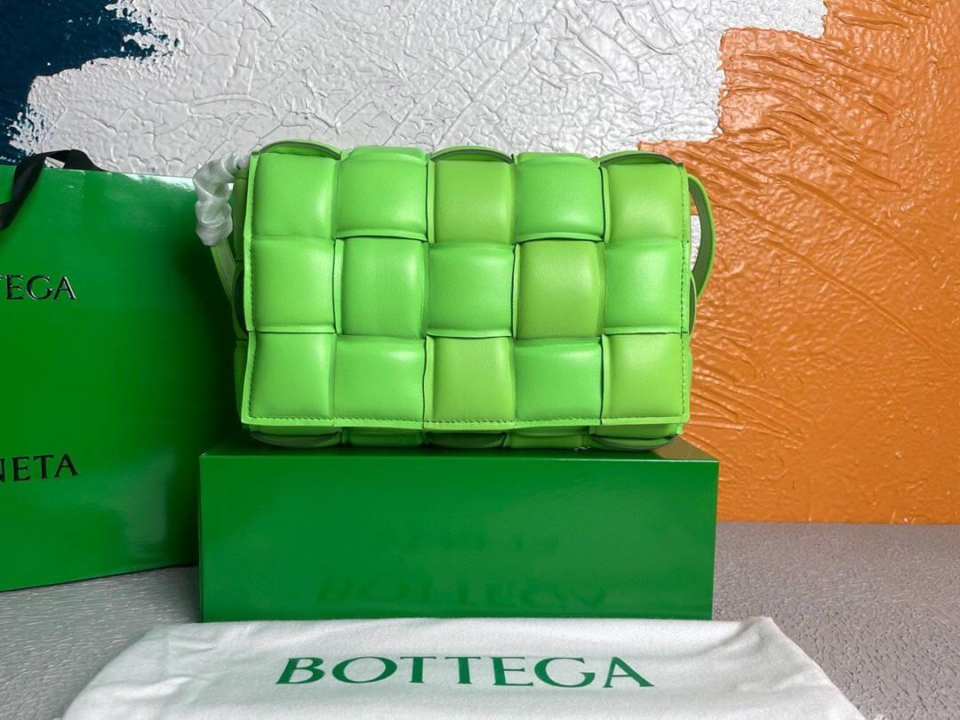 Bottega Veneta BV 591970 Padded Cassette 20206 Lemon Green Silver