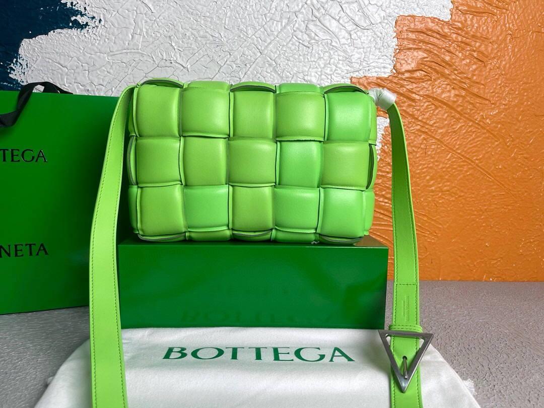 Bottega Veneta BV 591970 Padded Cassette 20206 Lemon Green Silver