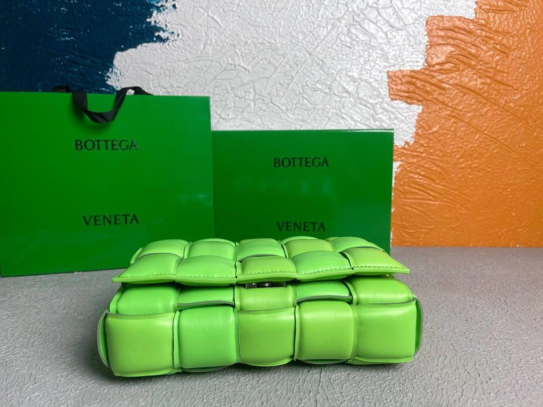 Bottega Veneta BV 591970 Padded Cassette 20206 Lemon Green Silver