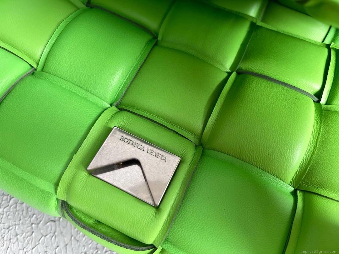 Bottega Veneta BV 591970 Padded Cassette 20206 Lemon Green Silver