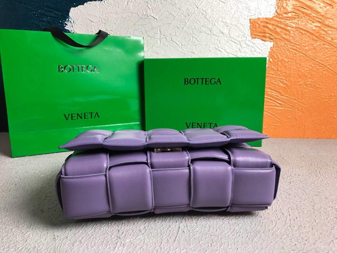 Bottega Veneta BV 591970 Padded Cassette 20206 Light Purple Silver