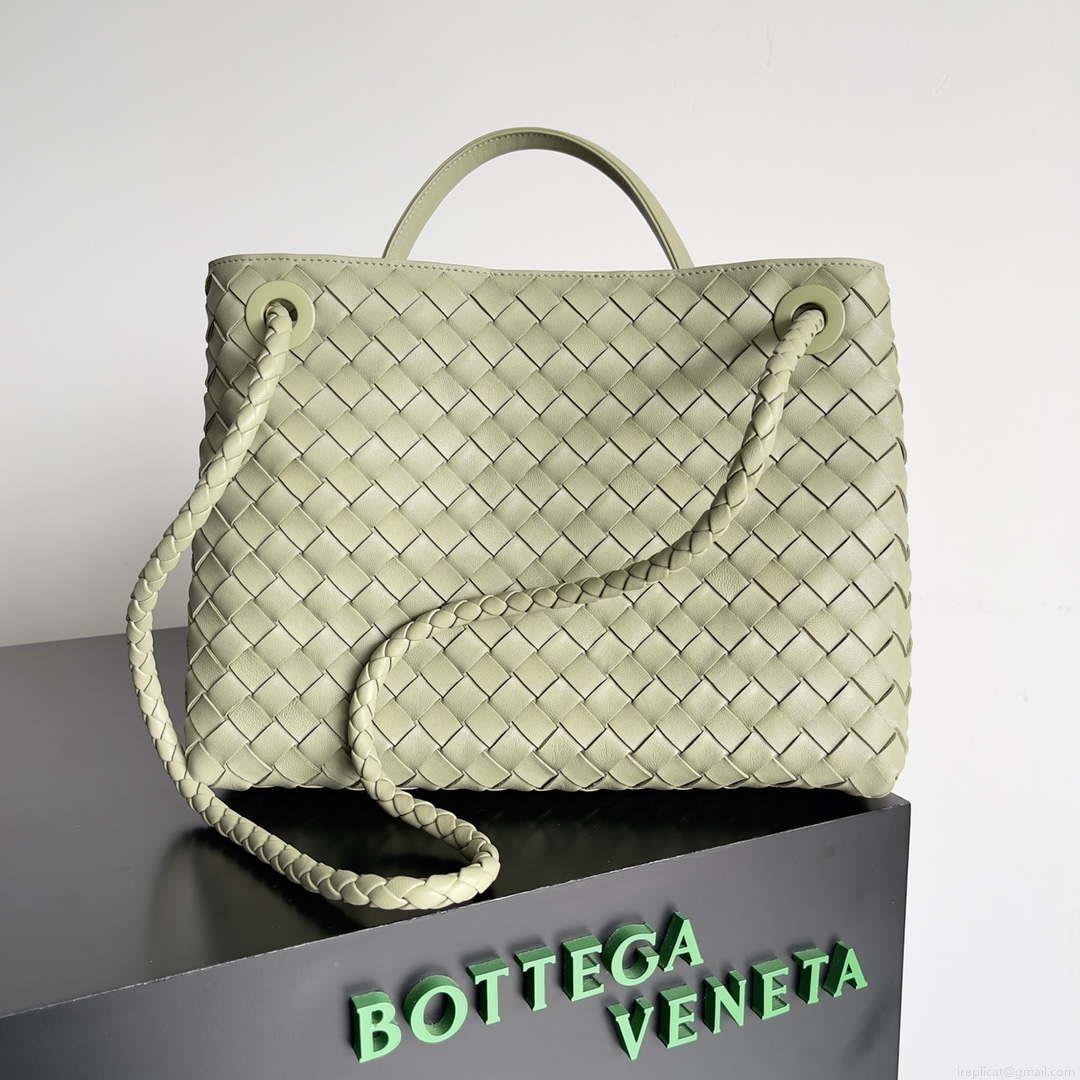 Bottega Veneta BV 743572 Medium Andiamo Travertine