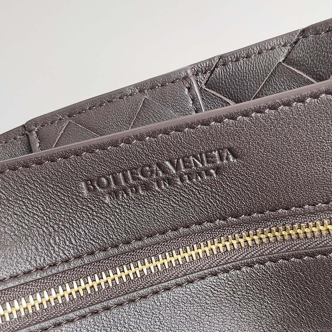Bottega Veneta BV 743572 Medium Andiamo Drak Brown