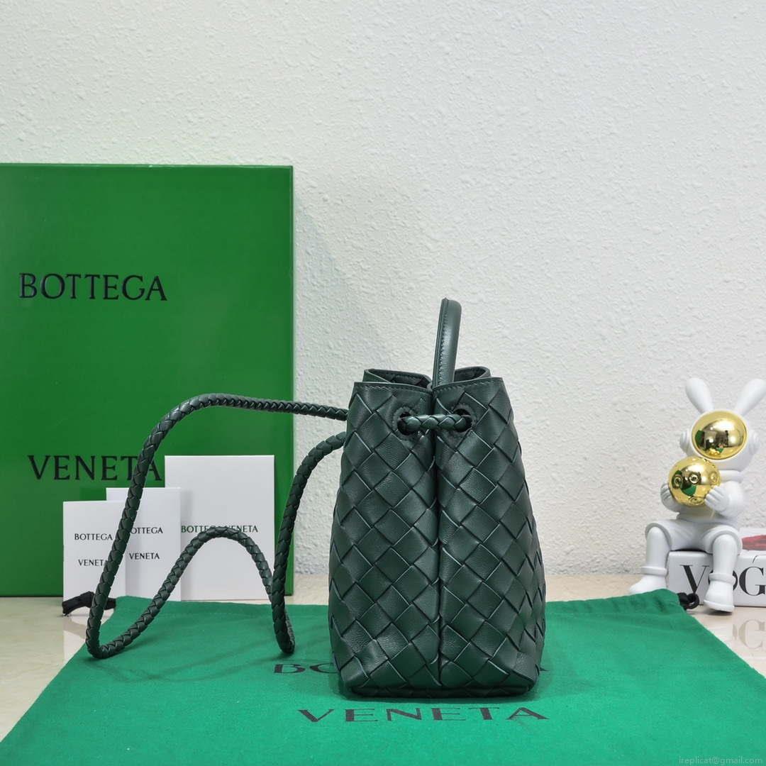 Bottega Veneta BV 743572 Medium Andiamo Dark Green