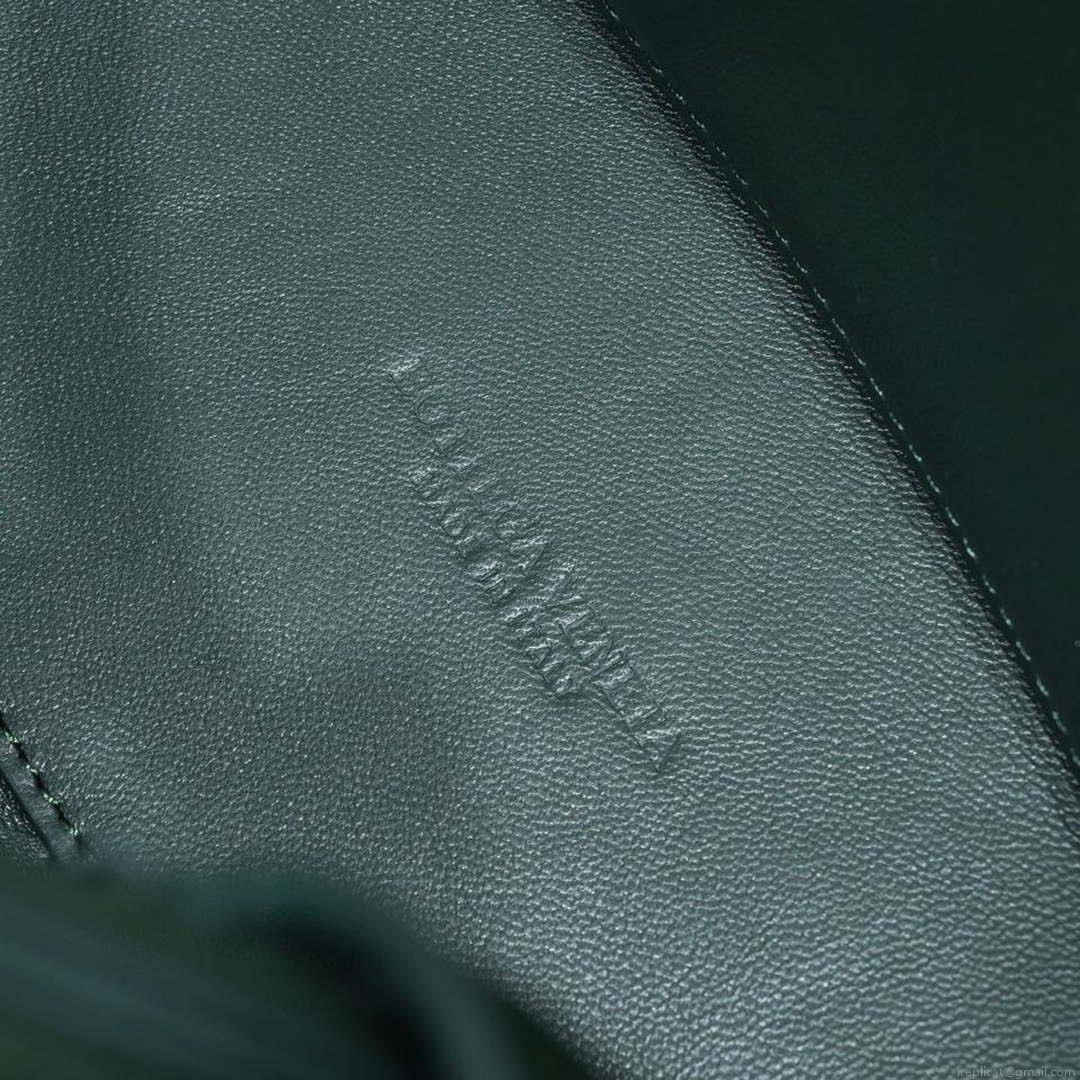 Bottega Veneta BV 743568 Small Andiamo Dark Green