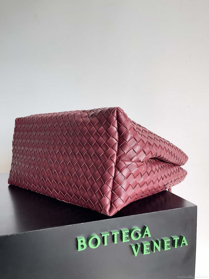 Bottega Veneta BV 743575 Large Andiamo Wine Red