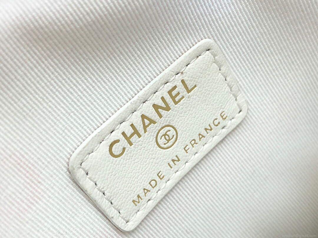 Chanel AS2927 heart clutch with chain Bag AP2784 White