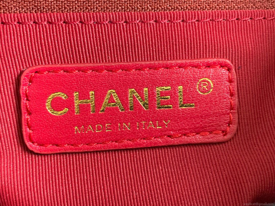 Chanel Small Flap Bag Shiny Calfskin Gold-Tone Metal AS3369 Black