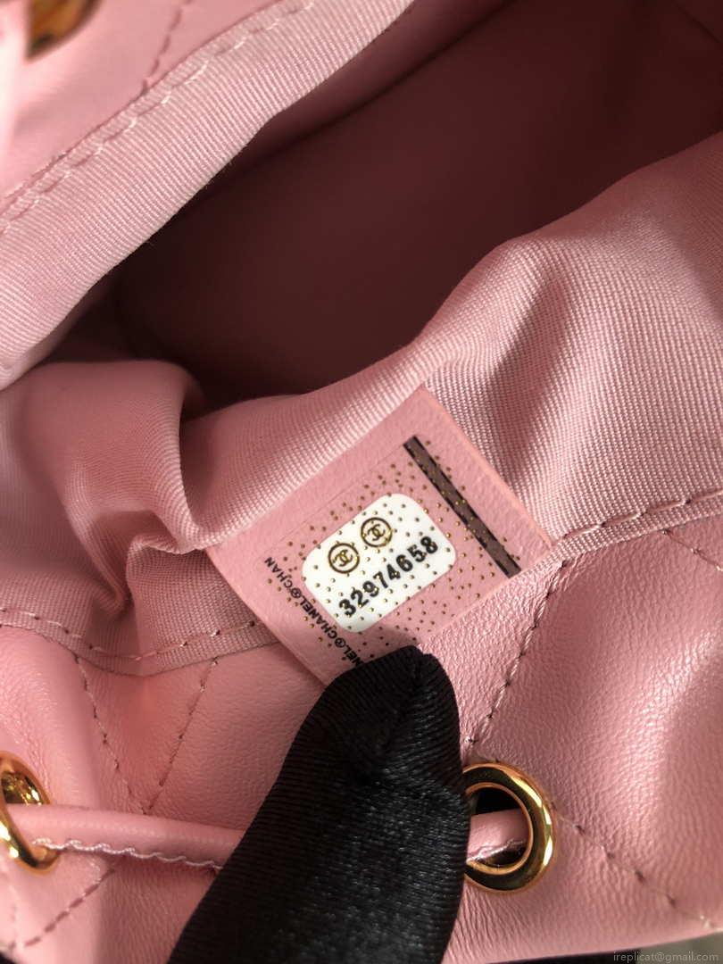 Chanel AP2750 Bucket Bag Shoulder Bag Lambskin Pink