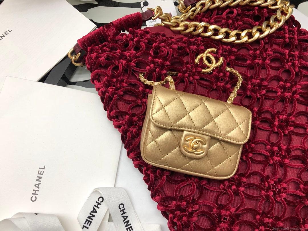 Chanel Bag 99126 Small Box Bag Shoulder bag red
