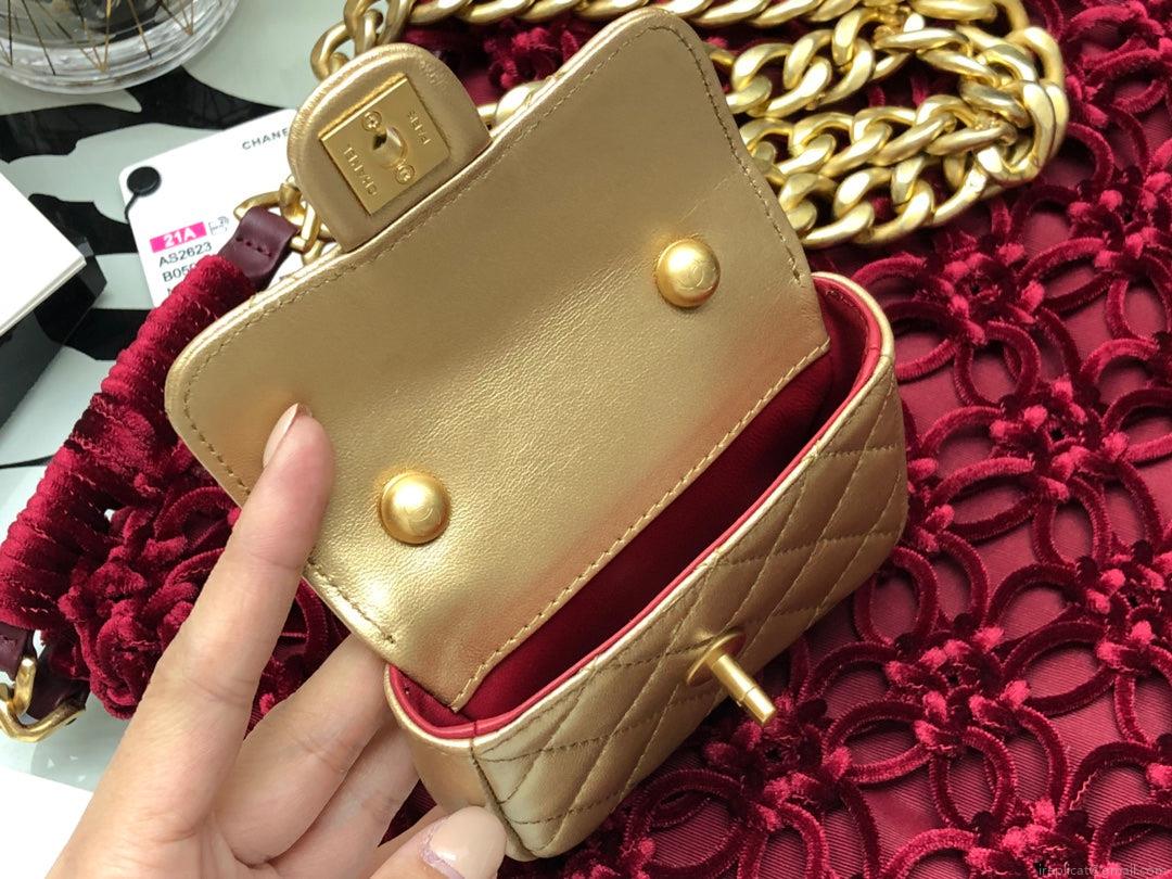 Chanel Bag 99126 Small Box Bag Shoulder bag red