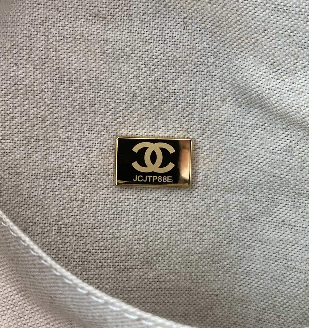 Chanel A66941 Large Shopping Bag A93786 Clothing beige with black