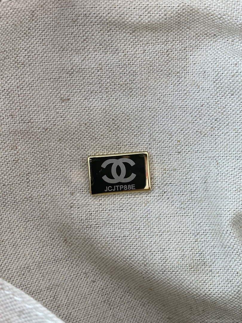 Chanel A66941 Large Shopping Bag A93786 Clothing beige with blue