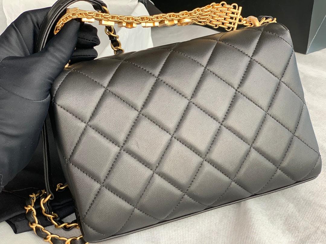 Chanel Small Flap Bag Lambskin AS3241 Black