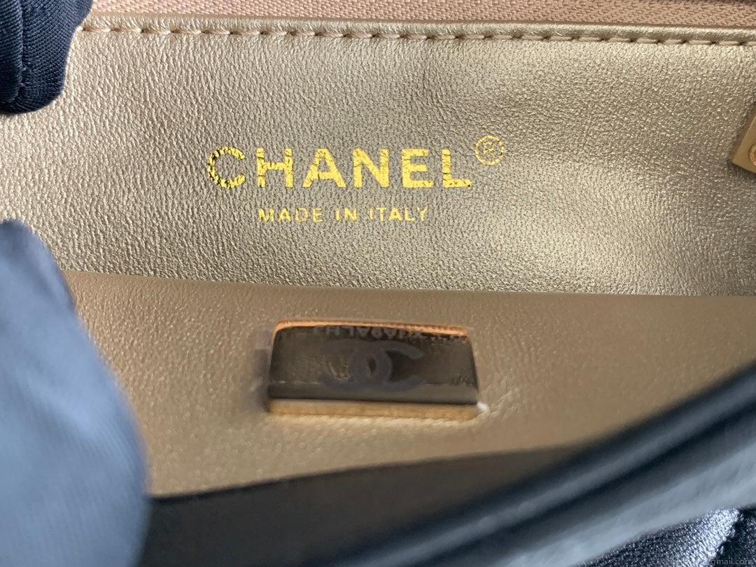Chanel Small Flap Bag Lambskin AS3241 Black